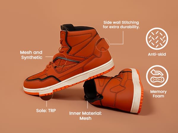 Image of Big Fox Jupiter-1 High Top Classic Sneakers for Men