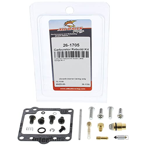 All Balls Racing 26-1705 Carburetor Rebuild Kit Compatible with/Replacement For Suzuki LS 650 Savage 1996-2014, LS650 Savage 2015-2017 - Thumbnail 3