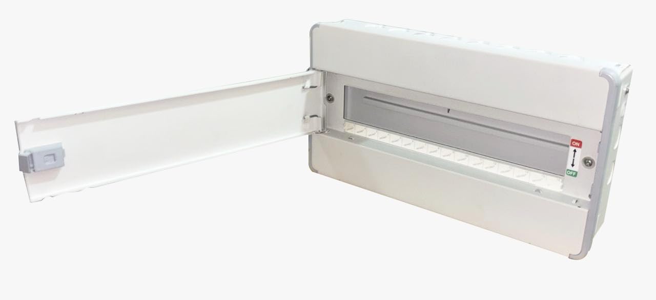 SELVO 16 Way SUN Series SPN Double Door Distribution Board | Metal MCB DB Box | Powder Coated Rust Proof | Wall Mounted | Safe & Durable Electrical Enclosure-image-21