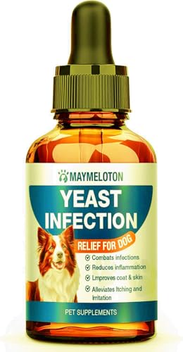 MAYMELOTON Dog Ear Yeast Infection Treatment – Cleans, Soothes and Helps Improve Ear Infections(plorket)