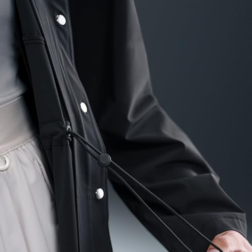 Image of Nike 24.7 PerfectStretch Women's Dri-FIT Oversized Trench Coat (Black /Dark Smoke Grey)