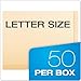 Pendaflex 13160 Laminated Spine End Tab Folder with 2 Fastener, 11 pt Manila, Letter (Box of 50)