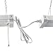 OOOLED 4FT Linkable LED Shop Light for Garages, 42W 4800LM 5000K Daylight White, LED Ceiling Light with Pull Chain (ON/Off), Linear Worklight Fixture with Plug,1 Pack