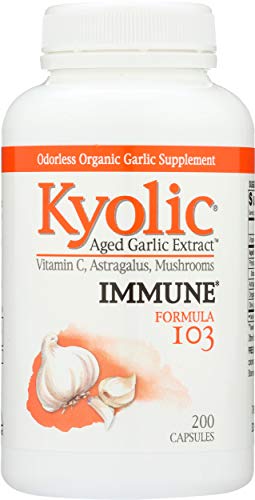 Kyolic, Garlic With Calcium And Vitamins, 200 Capsules #TOP12