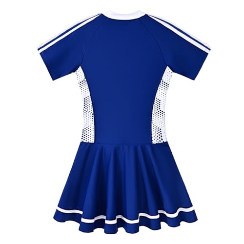 Image of karrack Girls Swimsuit Beach Sport Skirt hemt One Piece Swimsuit UPF 50+ Sun Protection Bathing Suits