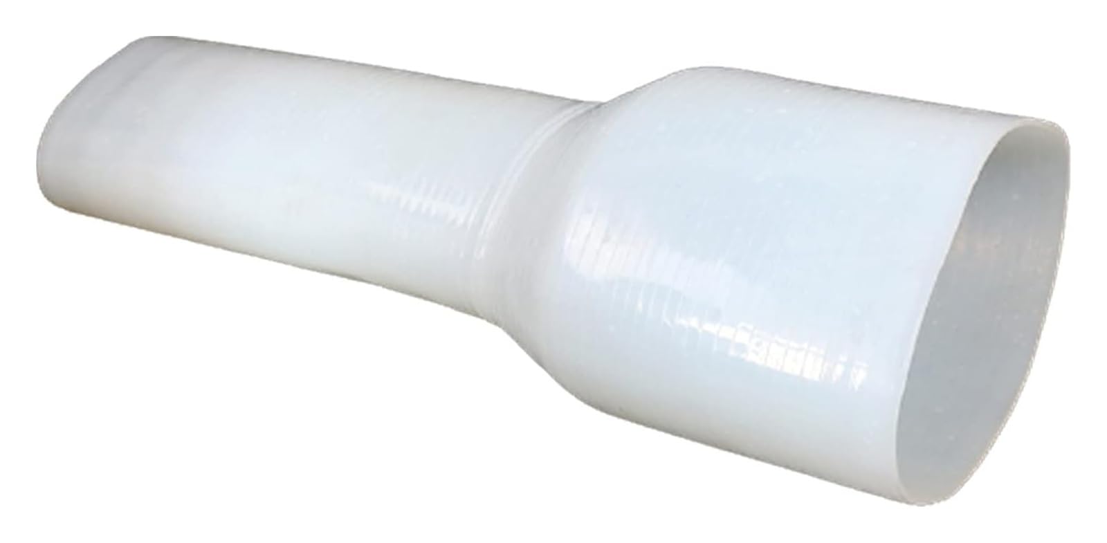 Manguera flexible de silicona, Tubo de caucho de silicona de 1 m, color blanco translúcido, con manguito de cambio de diámetro, conexión blanda con forma de O(130x200mm)