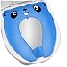 RafaLife - Portable Toilet Training Seat for Toddlers, Boys & Girls. Large Upgraded Folding Travel Potty Seat. Extra Stable, Powerful and Safe, with Handy Carry Bag - Blue Panda