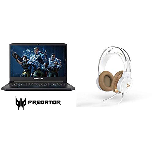 Acer Predator Helios 300 Gaming Laptop with Acer Predator Galea 300 White Gaming