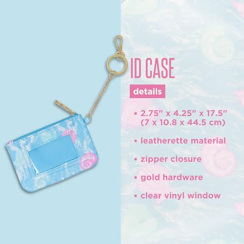 Image of Lilly Pulitzer ID Holder Wallet, Wallet with Zip Close, Cute Card and ID Case for Women (Shelden)