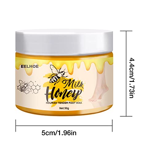 Creme de Pés Anti-Crack Milk - Máscara de Cera Peel Off Pé | Máscara de cuidados com os pés para rem