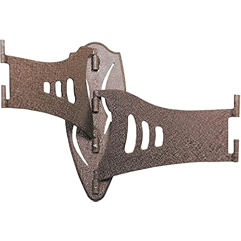 Skull Hooker Small/Medium Game Steel Powder-Coated Dual Shoulder Mount with 8-inch Swing Arm, Brown Cover
