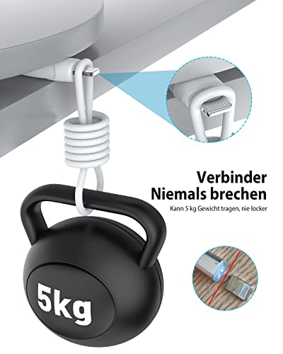 Aione iPhone Ladekabel, Lightning Kabel 1.8M 3Pack MFi Zertifiziert Ladekabel iPhone Schnellladekabel Langes USB iPhone… – Bild 7