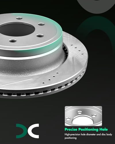 Image of SCITOO Front 13.78 inch Rear 13.7 inch Brake Pads and Rotors Kits Brakes Kit | 54153;54186;D1414-8528;D1602-8816 Fit For Ford F-150 2012 2013 2014 2015 2016 2017