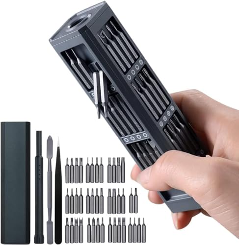 Image of GTC 46 in 1 Magnetic Screwdriver Tool Kit Set with S2 Bits & Extension Rod, for Camera, Laptop, Phone, Maintenance (MS-687) (4)