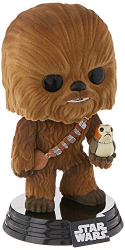 Figura Pop! Star Wars Episode Viii The Last Jedi Chewbacca With Porg Flocked Exclusive