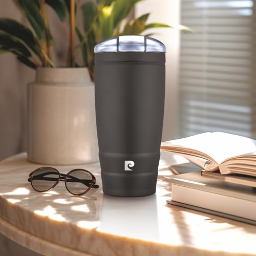 Image of Pierre Cardin Milord Premium Gift Set - Matt Black Vacuum Insulated 500ml Mug & Elegant Venue Ball Pen | Luxury Corporate Gifting Combo