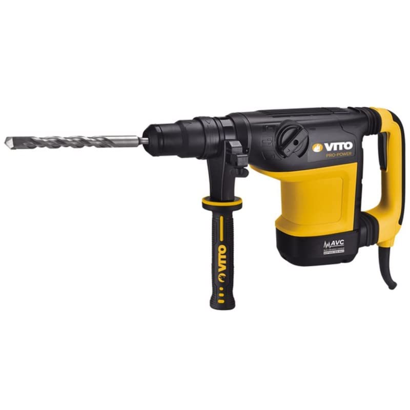 VITO Professional Bohrhammer 10 Joule 1200 Watt SDS-Max 2950 cps/min AVS Anti-Vibrations-System