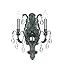Crystorama (5563-pw-cl-s) Dawson 2 Light Swarovski Crystal Pewter Sconce Ii
