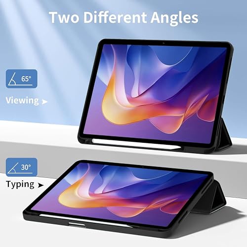 Image of TGK Case for Xiaomi Redmi Pad 2 11 inch Tablet Trifold Smart Stand Cover (Black)