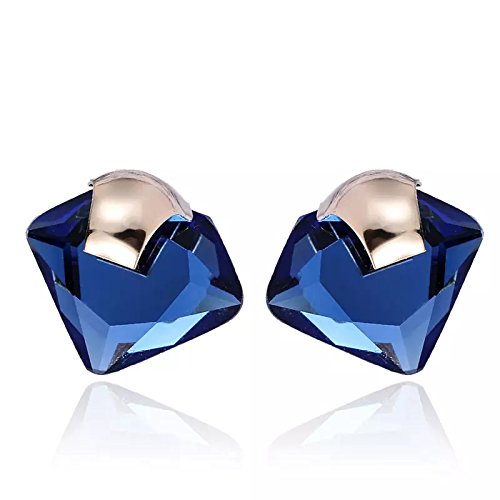 Shining Diva Fashion Latest Blue Crystal Studs Earrings for Women & Girls (8780er) (B075PCJNXW) Amazon Price History, Amazon Price Tracker