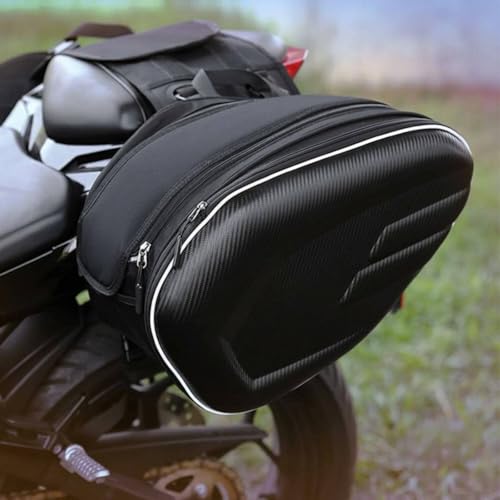 Sacoche de selle extensible pour partir en voyage à moto l'esprit libre