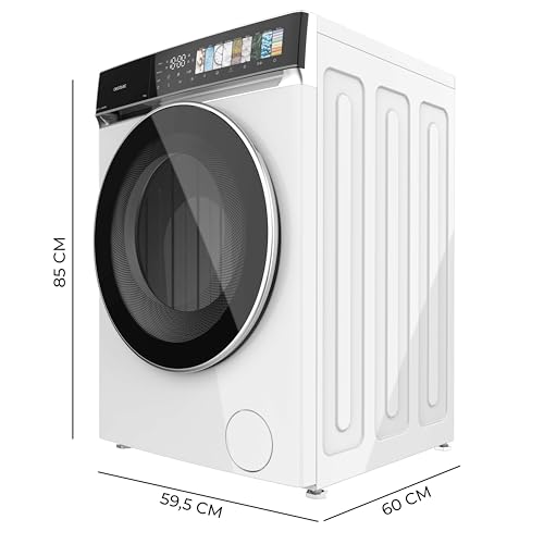 Cecotec Lavatrice 9 Kg Carica Frontale Bolero Dresscode 9970 Direct Drive. Motore Direct Drive, 1400RPM, 11 Programmi, Schermofullcolor, Porta Xxl, Funzione Vapore, Luce Interna, Stop&Go, Bianco - 2