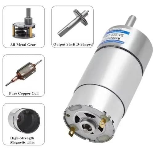 Moteur de vitesse CC JGB37-555 24V pour inversion automatique - 2