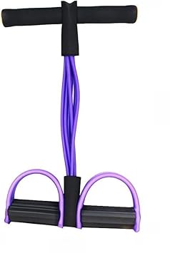 YMD Pull Reducer Training Bands 4 Tubes Body Trimmer Pedal Exerciser Resistance Tube (Multicolor)
