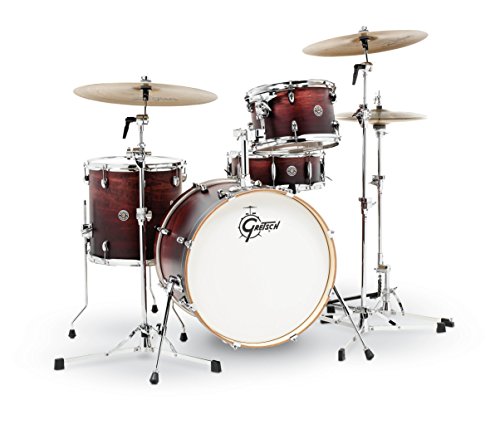 Gretsch Drums CT1-J404-SAF Catalina Club 4 Piece Drum Shell Pack, Satin Antique Fade