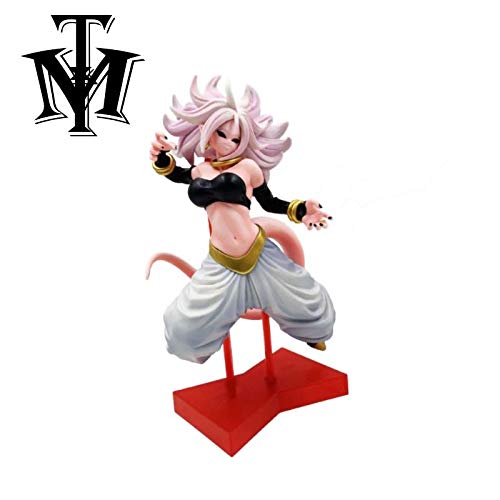 Anime Dragon Ball Z Majin Buu Woman Android Girl Jumping Ver Action Figure DBZ Goku Fighter Ultimate Form PVC Collection Model