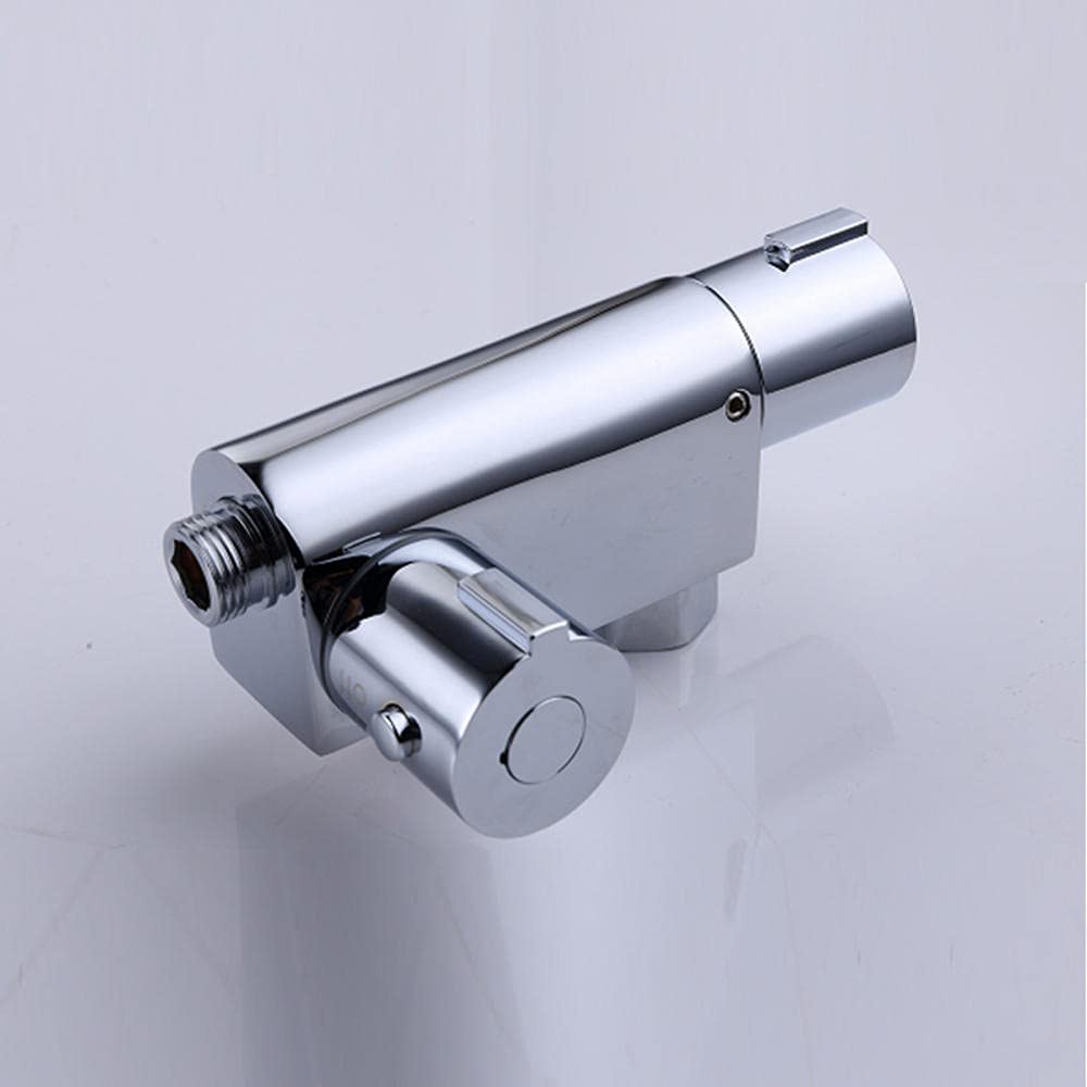 Kit Douchette WC Pulvérisateur à Bidet Chromé Thermostat pour L'Hygiène Personnelle et Le Jet à WC à Bassin Kit à Pulvérisation à Toilette Douchette