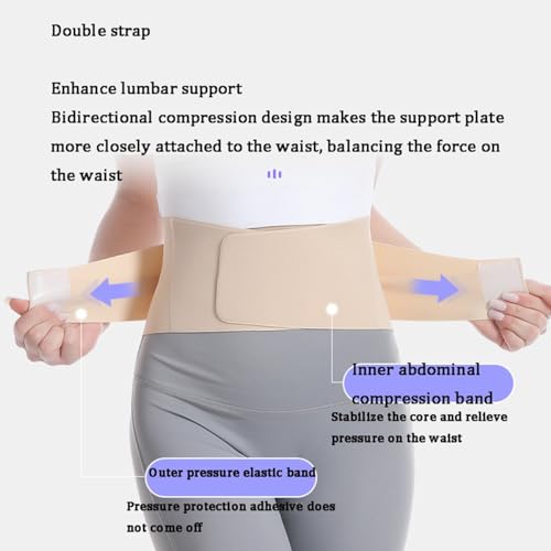 Cinturon Lumbar - Faja Lumbar Hombre y Mujer | Fajas Lumbares para Mujer y Hombre - Faja Lumbar Ortopedica y Faja Ortopedica Lumbar Alta | Alivio del Dolor de Espalda B,XL - imagen 2