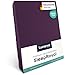 Produktbild Lunarys® SleepRoyal Luxus Spannbettlaken 200x220 cm - Lila - 250 g/m² Premium Bettlaken - 40 cm Steghöhe - für hohe Matratzen, Boxspringbett & Matratze + Topper & Wasserbett - Stretch Jersey