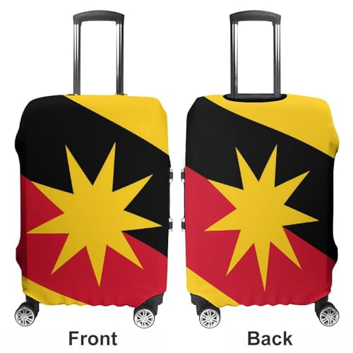 Flag of Sarawak Luggage Covers Washable Travel Suitcase Cover Elastic Baggage Protector3