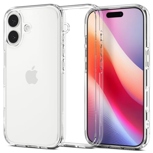 Spigen 【創業18年の技術力】 iPhone 17 ケース 米軍MIL規格 クリア 透明 ストラップホール バンパー 耐衝撃 ウルトラ・ハイブリッド (クリスタル・クリア) ACS10080
