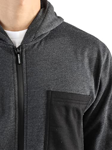 Image of CHKOKKO Men Fleece Standard Length Jacket