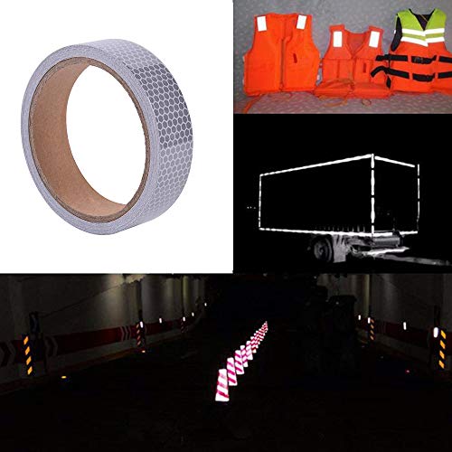 Upstair ZA-GQWHITE2_5-4_5 1In X 5Yds High-Intensity Reflective Tape thumb #6