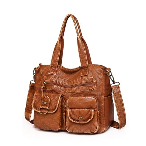 Image of Hobo Handbag and Purses for Women,Top Handle Satchel Purse Tote Shoulder Bags Faux Leather for Ladies
