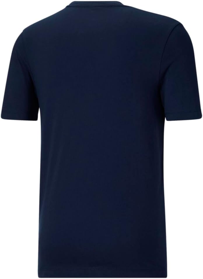 PUMA Mens Essentials Crew Neck Short Sleeve Casual Tops Casual - Blue