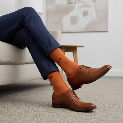 Image of The Sock Street Bamboo Crew Socks for Men Combo | Full Calf Length Premium Bamboo | Odour-Free, Breathable & Durable | Cushioned Base & Anti-bacterial | 3X Softer than Cotton Socks | Pack of 3