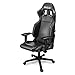 Sparco Chaise fauteuil de gaming Grip en simili-cuir, noir, avec accoudoirs