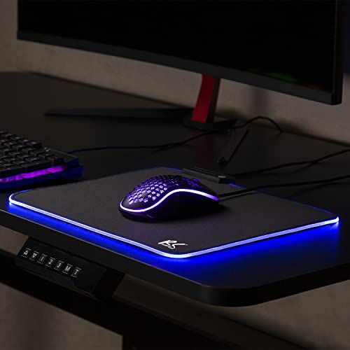 NanoRS RS704 Gaming Mouse Mat with LED RGB Lighting and Non-Slip Rubber Base 30 x 25 cm Non-Slip Desk Mat Mouse Pad (300 x 250 x 4 mm) - Image 6
