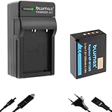 Blumax Akku kompatibel mit Fujifilm NP-W126s [ 1260mAh ] + Charger Fuji NP-W126 für X-A1 X-A7 X-E4 X-H1 X-M5 / X-Pro3 X-S10 X-T3 X-T30 II X-T200