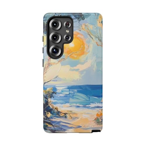 Coque Samsung Galaxy S25 Ultra Bleu antichoc mate et rigide Sunlit