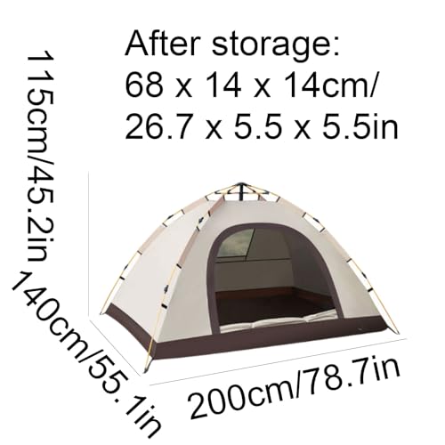 Carpa automática fácil de montar para 2 personas miniatura 2