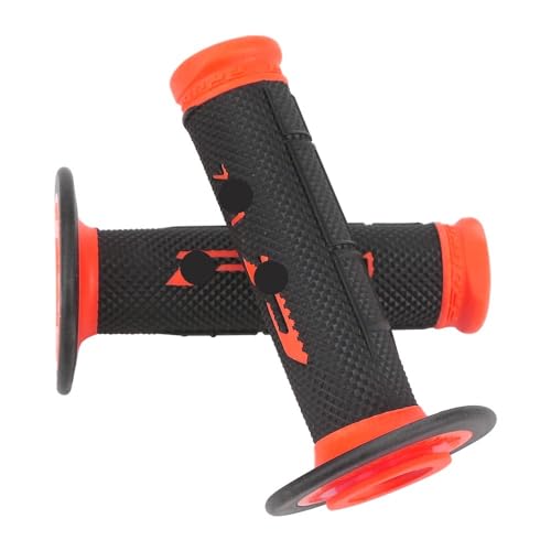 Poignées guidon caoutchouc 7/8" anti-vibration contre la fatigue moto
