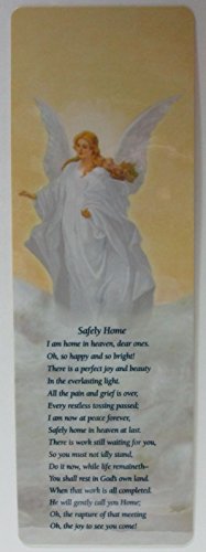 Safely Home Memorial Poem Bookmarker