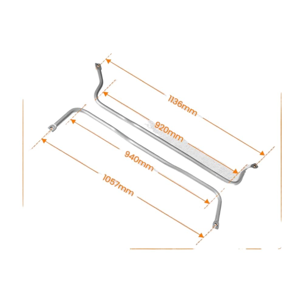 Kit di collegamento barra antirollio anteriore e posteriore compatibile con Bel Air Base Convertible 1955 1957