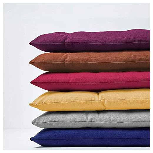 Eogrokerr Mjuk bänk kudde dyna matta, bomull bänk sittkudde, rektangel bänk sittdyna för schäslong soffa utomhus inomhus (röd, 110 x 40 cm)