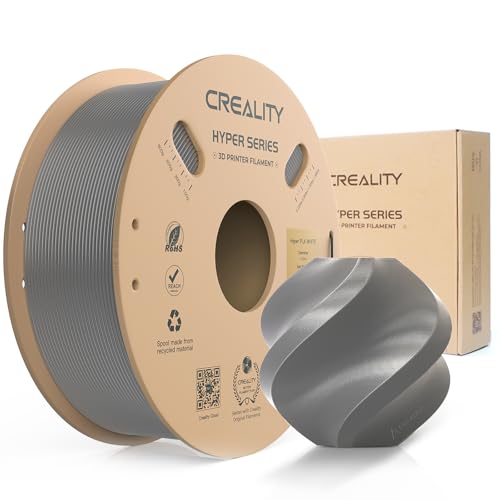 Creality Hyper PLA Filamento, Filamento para Impresora 3D 1.75 mm 1KG, PLA de Alta Velocidad 30-600 mm/s, Precisión Dime